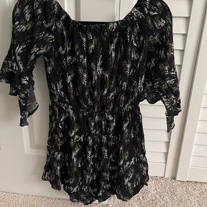 *Used* Black Express floral romper